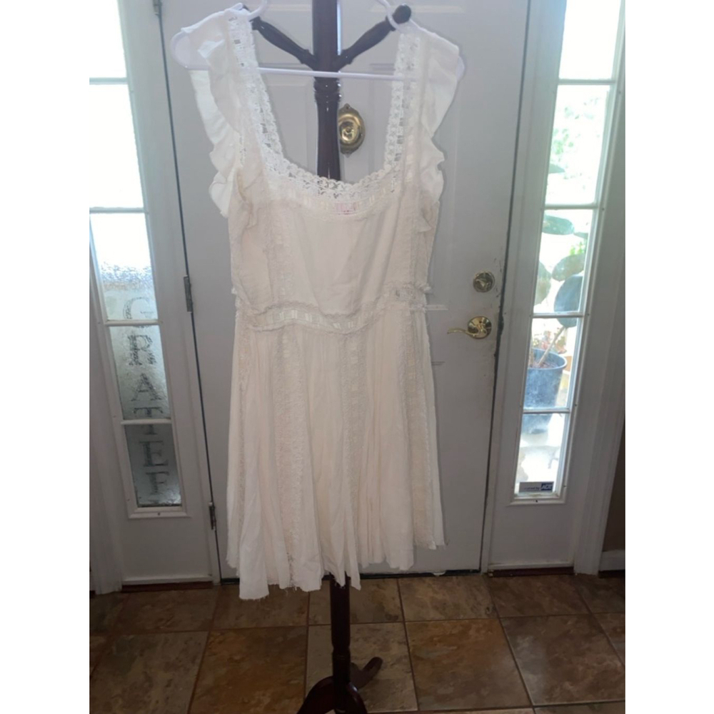 Women's Buddy Love White Lace Dress Size L